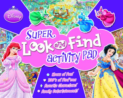 Beispielbild fr Disney Princess Super Look and Find Activity Pad zum Verkauf von Bay Used Books