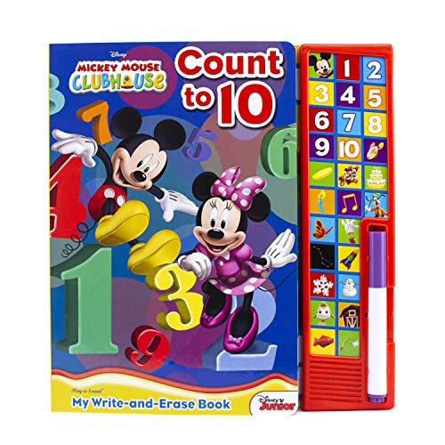 Imagen de archivo de Disney Mickey Mouse Clubhouse - Count to 10 My Write-and-Erase Board Sound Book - PI Kids a la venta por GF Books, Inc.