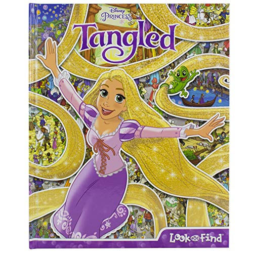 9781605537658: Disney Princess - Tangled Look and Find Activity Book with Rapunzel - PI Kids