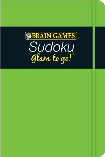 9781605539973: Brain Games Glam to Go! Sudoku (green cover)