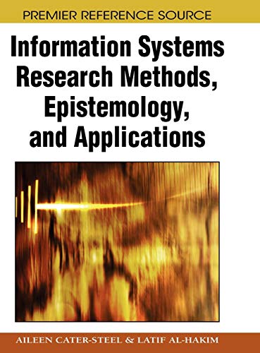 Stock image for INFORMATION SYSTEMS RESEARCH METHODS EPISTEMOLOGY AND APPLICATIONS for sale by Basi6 International