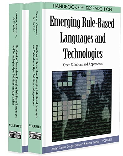 9781605664026: Handbook of Research on Emerging Rule-Based Languages and Technologies, 2-Volume Set: Open Solutions and Approaches