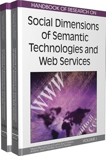 Imagen de archivo de Handbook of Research on Social Dimensions of Semantic Technologies and Web Services a la venta por Zubal-Books, Since 1961