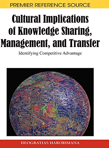 Cultural Implications of Knowledge Sharing, Management and Transfer: Identifying Competitive Advantage (Advances in Knowledge Acquisition, Transfer, and Management)