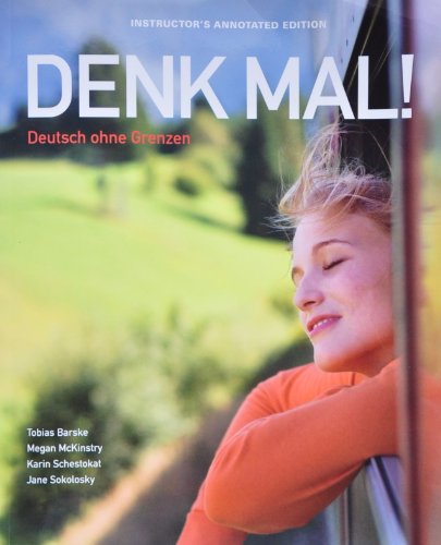 Imagen de archivo de Denk Mal! : Deutsch Ohne Grenzen a la venta por Better World Books: West