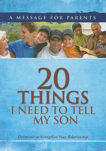 Beispielbild fr 20 Things I Need to Tell My Son zum Verkauf von Better World Books