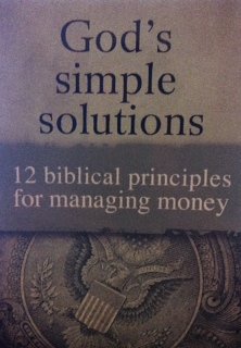 Stock image for Gods simple solutions 12 biblical principles for managing money for sale by Wonder Book