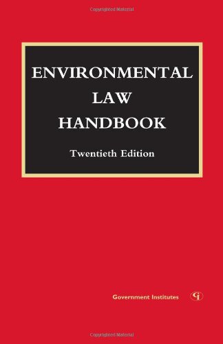 Beispielbild fr Environmental Law Handbook zum Verkauf von ThriftBooks-Dallas