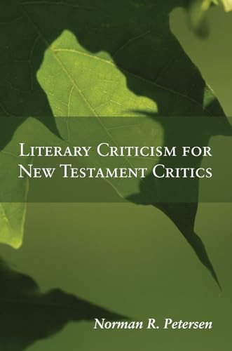 Beispielbild fr Literary Criticism for New Testament Critics zum Verkauf von Windows Booksellers