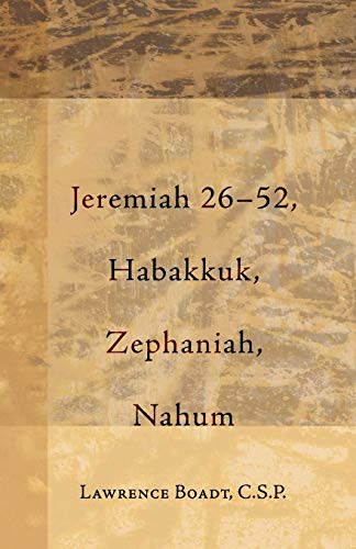 Imagen de archivo de Jeremiah 2652, Habakkuk, Zephaniah, Nahum: a la venta por Lakeside Books