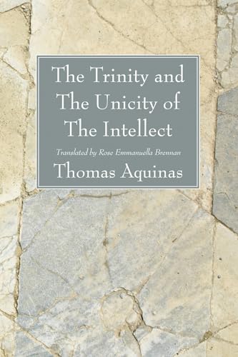 Beispielbild fr The Trinity and The Unicity of The Intellect zum Verkauf von Chiron Media