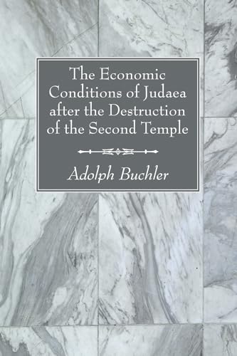 9781606086872: The Economic Conditions of Judaea after the Destruction of the Second Temple