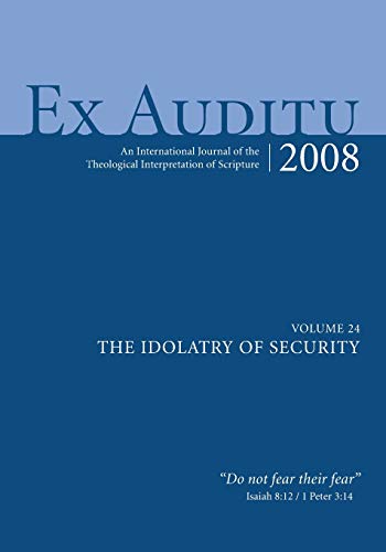 Beispielbild fr Ex Auditu - Volume 24 zum Verkauf von Chiron Media