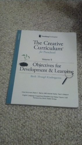 9781606175149: Creative Curriculum for Preschool Volume 5: Object