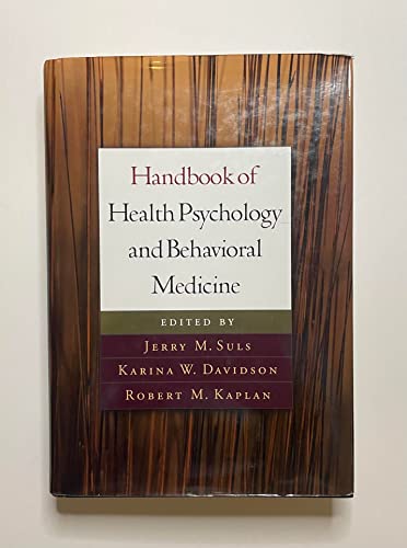 Beispielbild fr Handbook of Health Psychology and Behavioral Medicine zum Verkauf von Better World Books