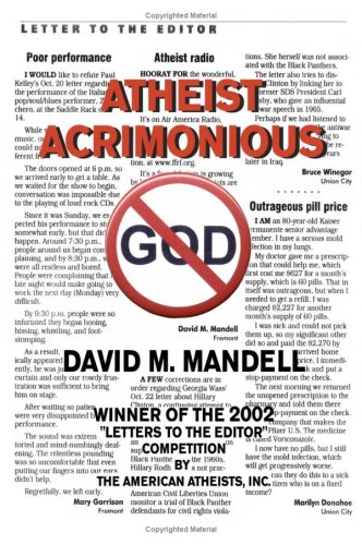 Imagen de archivo de Atheist Acrimonious a la venta por HPB-Red