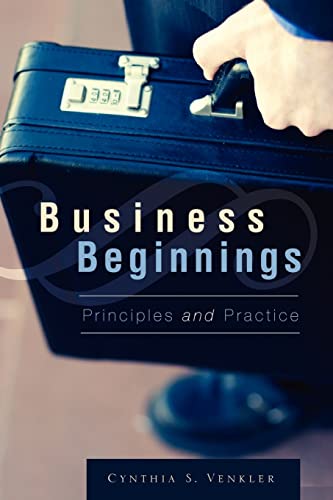Stock image for Business Beginnings for sale by Chiron Media