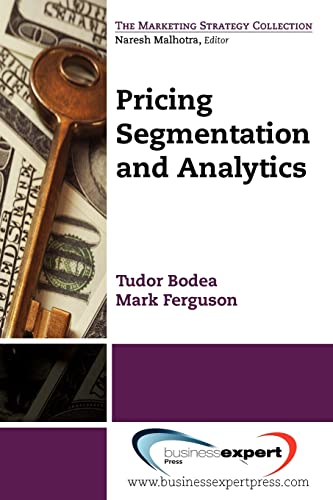 Imagen de archivo de Pricing: Segmentation and Analytics (Marketing Strategy Collection) a la venta por HPB-Diamond