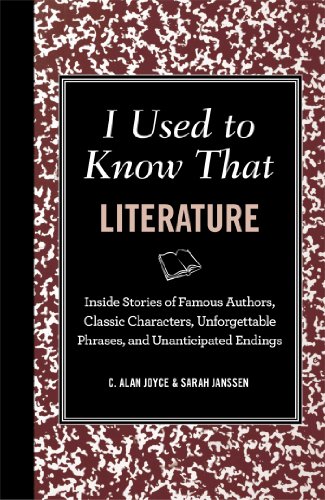9781606524152: I Used to Know That Literature: Inside Stories of Famous Authors, Classic Characters, Unforgettable Phrases, and Unanticipated Endings