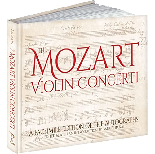 Stock image for The Mozart Violin Concerti: A Facsimile Edition of the Autographs (Dover Orchestral Music Scores) for sale by Ebooksweb