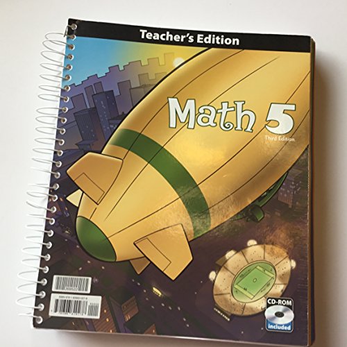 

Math 5 Teacher Edition with CD 3rd Edition