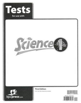 Beispielbild fr Tests For Use With BJU Science 1, Third Edition Soft Cover (2011 Copyright) zum Verkauf von ~Bookworksonline~