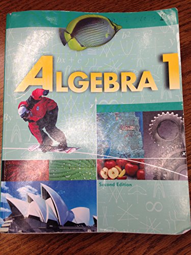 Beispielbild fr Algebra 1 Student Text zum Verkauf von HPB-Red