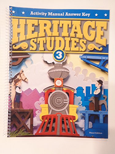 Imagen de archivo de Heritage Studies 3 Activity Manual Answer Key a la venta por HPB-Emerald