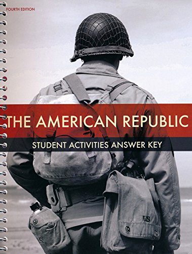 Stock image for American Republic Activities Manual Teacher's Edition (4th ed.) for sale by Better World Books