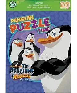 Stock image for Tag Game Book, Penguins of Madagascar Puzzle Time for sale by Better World Books