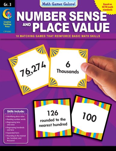 Number Sense & Place Value, Gr 3 - Math Games Galore (9781606891261) by Stephen Davis
