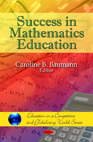 Beispielbild fr Success in Mathematics Education zum Verkauf von Better World Books