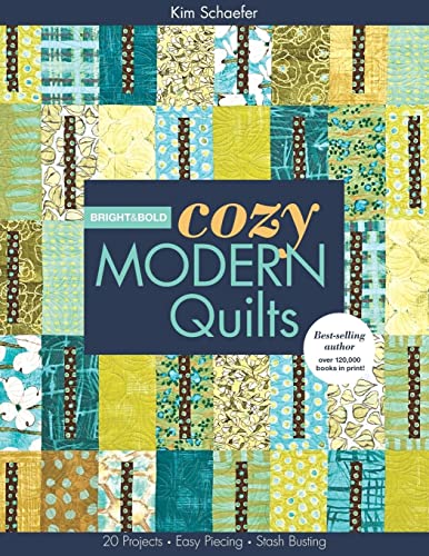 9781607054412: Bright & Bold Cozy Modern Quilts: 20 Projects  Easy Piecing  Stash Busting