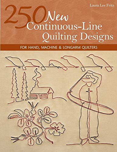 Beispielbild fr 250 New Continuous-Line Quilting Designs: For Hand, Machine Longarm Quilters zum Verkauf von Book Outpost