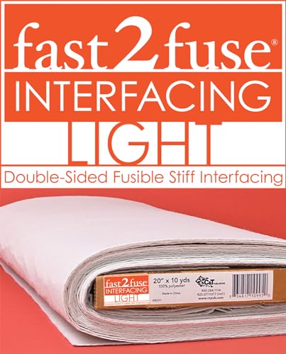 9781607055945: fast2fuse Light Bolt 20" x 10 yards: Double-Sided Fusible Stiff Interfacing