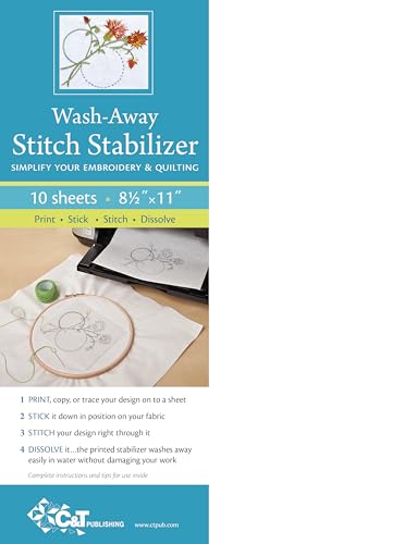 9781607057116: Wash-Away Stitch Stabilizer: Simplify Your Embroidery & Quilting