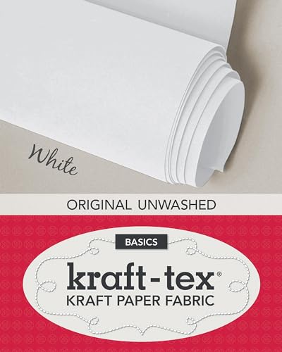 Stock image for kraft-tex White Original Unwashed: Kraft Fabric Paper, 19 x 1.5 Yard Roll (kraft-tex Basics) for sale by Wizard Books