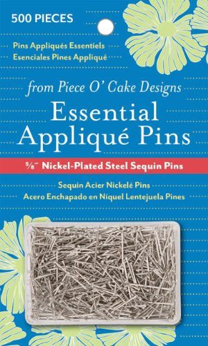 9781607059097: Essential Applique Pins from POC: 5/8" Nickel-Plated Steel Sequin Pins  500/Pkg