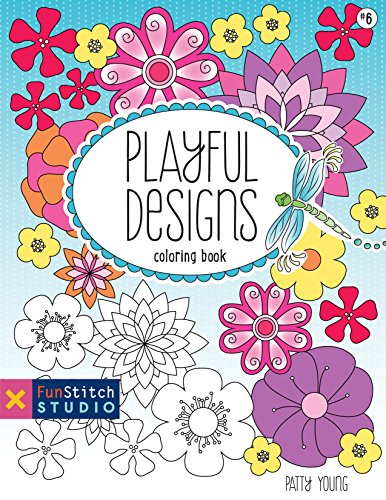 Beispielbild fr Playful Designs Coloring Book: 18 Fun Designs + See How Colors Play Together + Creative Ideas zum Verkauf von HPB-Ruby