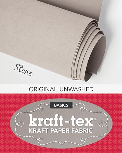 Stock image for kraft-tex Stone Original Unwashed: Kraft Fabric Paper, 19" x 1.5 Yard Roll (kraft-tex Basics) for sale by Irish Booksellers