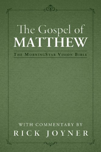 Imagen de archivo de The Gospel of Matthew: The Morningstar Vision Bible a la venta por ThriftBooks-Atlanta