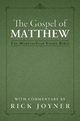 Stock image for The Gospel of Matthew: The Morningstar Vision Bible for sale by ThriftBooks-Atlanta