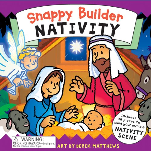 Nativity [With 39 Punch-Out Nativity Scene Pieces] (Snappy Builder)