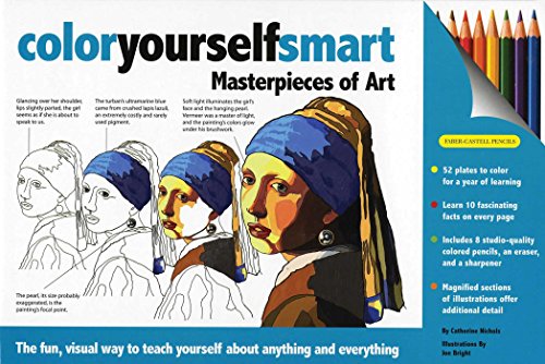 Stock image for Color Yourself Smart: Masterpieces of Art for sale by SecondSale