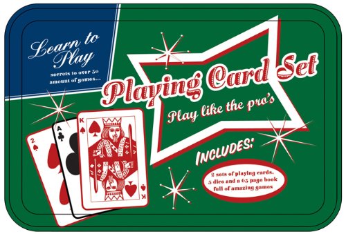 9781607107408: Playing Card Set: Play Like the Pros (Retro Tins)