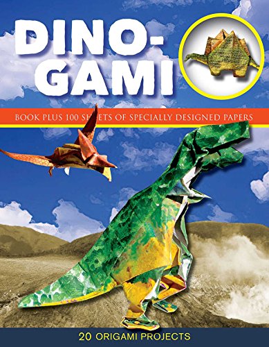 Dino-Gami: Book Plus 100 Sheets of Specially Designed Paper: 20 Origami Projects