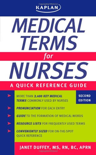 Stock image for Medical Terms for Nurses: A Quick Reference Guide for sale by Mr. Bookman