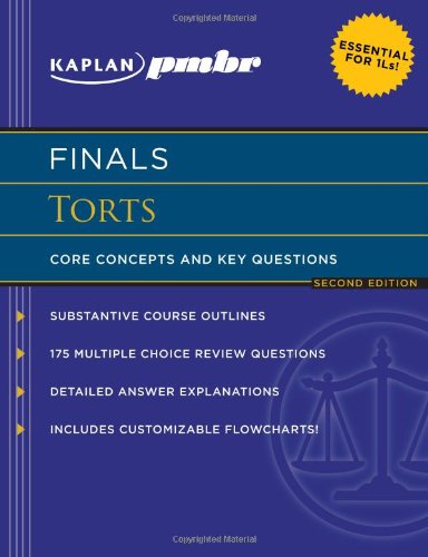 Stock image for Kaplan PMBR FINALS: Torts: Core Concepts and Key Questions for sale by HPB-Red