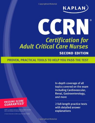 Imagen de archivo de Kaplan CCRN 2010: Certification for Adult Critical Care Nurses a la venta por Betterbks/ COSMOPOLITAN BOOK SHOP