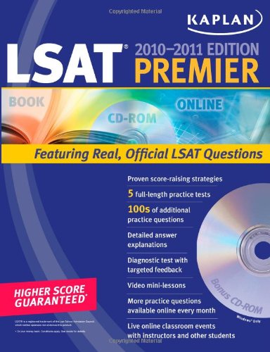 Stock image for Kaplan LSAT 2010-2011 Premier with CD-ROM for sale by SecondSale